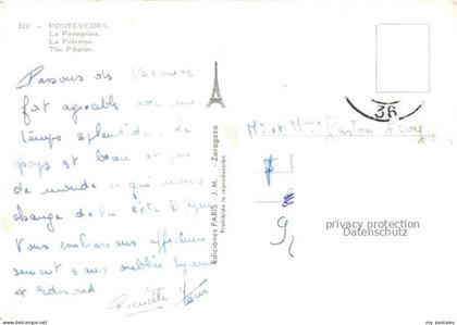 Pontevedra Galicia ES La Peregrina Chiesa Fontana