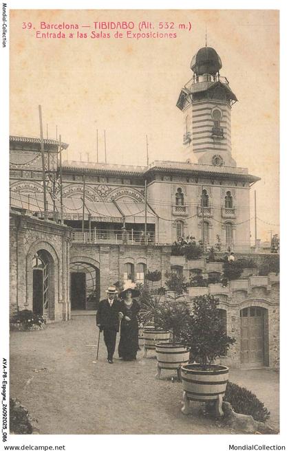 AYAP8-0555-ESPAGNE - BARCELONA - Tibidabo - Entrada a las salas de exposiciones
