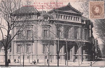 BARCELONA  - construcciones modernas paseo de gracia - 1906