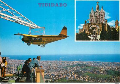 CPM Barcelona Tibidabo Avion