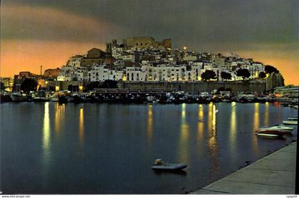 CPM Peniscola Castellon vue partiel nocturne