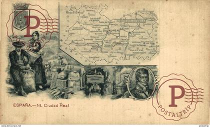 CIUDAD REAL. MAPA. (pinhole, pequeño agujerito)