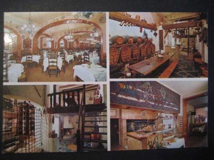 FIGUERES FIGUERAS Girona Gerona restaurante hotel Duran food vino wine tarjeta postal post card postcard