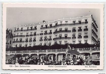 España - SAN SEBASTIÁN Guipúzcoa - Hotel Continental - Ed. Arribas 159