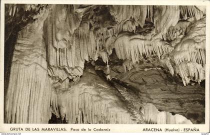 CPA Huelva Aracena Espana Gruta de las Maravillas Paso de la Cadorniz