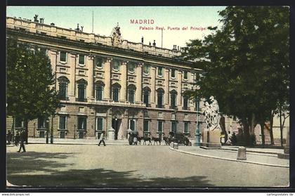 Postal Madrid, Palacio Real, Puerta del Principe