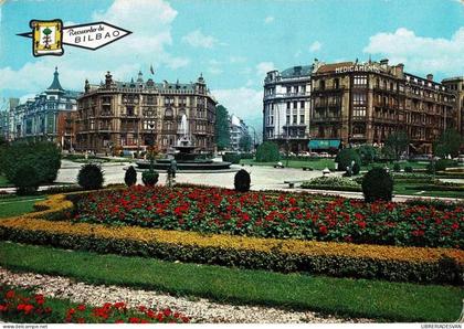 Postal Vizcaya. Bilbao. Vista parcial Plaza de Don Federico Moyuan No. 6018