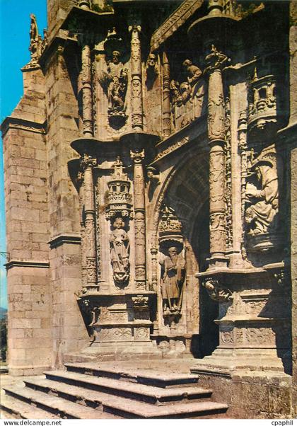 CPM Pontevedra Maria Detail facade basilique