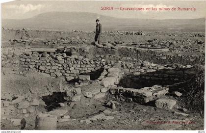 PC SPAIN SORIA - EXCAVACIONES EN LAS RUINAS DE NUMANCIA (a79979)