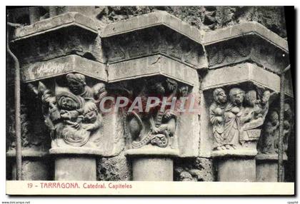 CPA Tarragona Catedral Capiteles