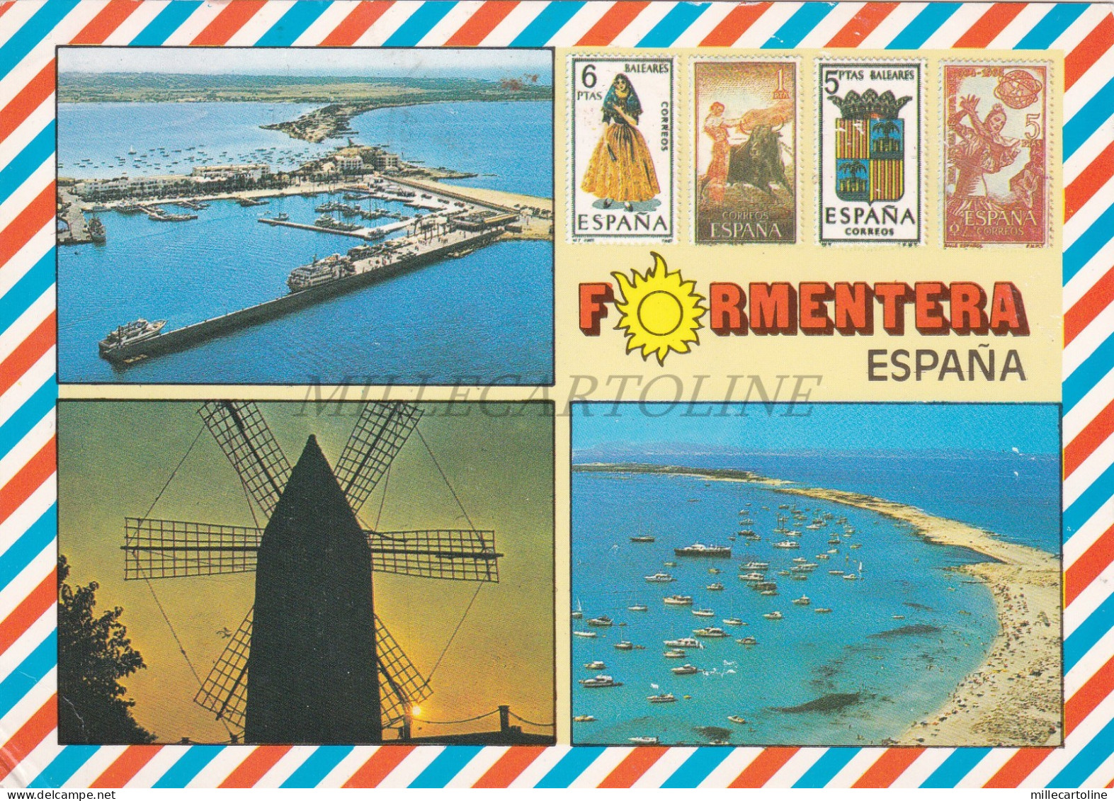 SPAIN - Formentera, Views, Postcard