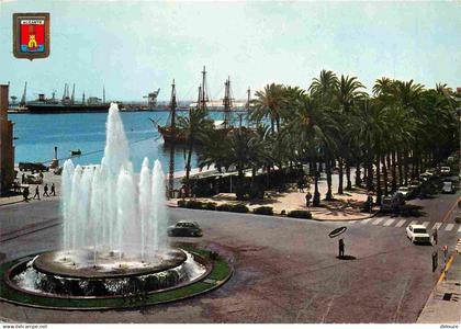 Espagne - Espana - Comunidad Valenciana - Alicante - La Explanada y Fuente - Esplanade et Fontaine - Automobiles - CPM -