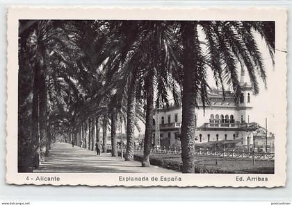 España - ALICANTE (C. Val.) Explanada de España - Ed. Arribas 4