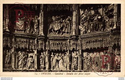Oviedo Catedral detalle del Altar mayor  ASTURIAS  ESPAÑA