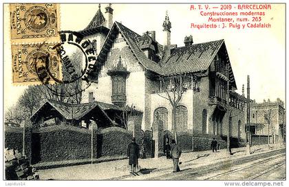 AF 591 / C  P A    ESPAGNE  -  BARCELONA-  CONSTRUCCIONES MODERNAS