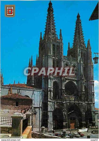 CPM Burgos Cathedrale Facade principale