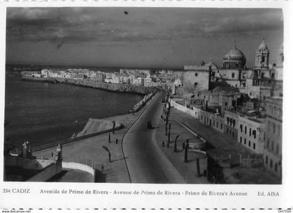CPA CADIZ -circulée/timbrée