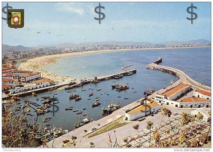 LAREDO Cantabria Santander : puerto e playa 1975