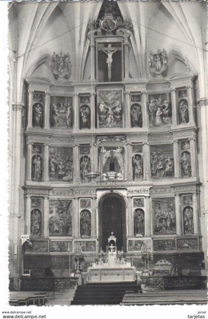 POSTAL    CIUDAD REAL  - ESPAÑA  -RETABLO DE LA CATEDRAL  ( CATHÉDRALE RETABLO )