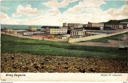 PC SPAIN GRAN CANARIA GANDO EL LAZARETO. GRAN CANARIA. (a80421)