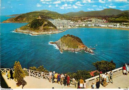 CPM San Sebastian Vue Partiale du Igueldo