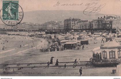 ESPAGNE  SAN SEBASTIAN  la familia real