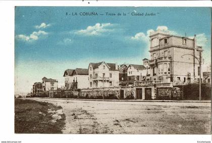 CPA-Carte postale-Espagne- La Coruna- Trozo de la Ciudad Jardin  VM25260d