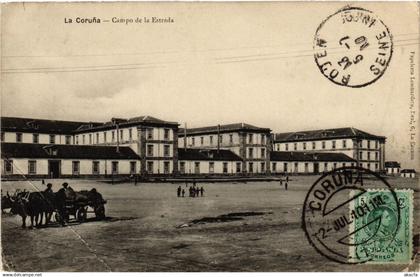 CPA SPAIN La Coruna - Campo de la Estrada (282400)