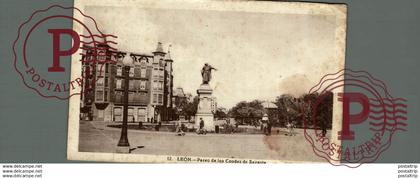 LEÓN.- PASEO DE LOS CONDES DE SAGASTA