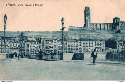 LERIDA / VISTA PARCIAL Y PUENTE / JOLIE CARTE