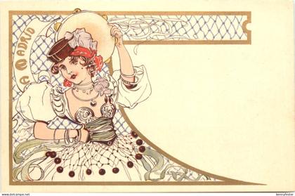 Madrid Künstler Ak Jugenstil