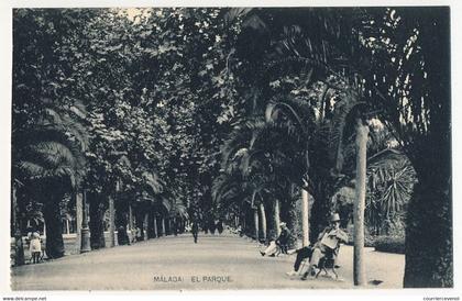 CPA - MALAGA - El Parque