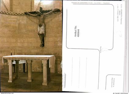 480844,Spain Palencia Fromista S. Martin Cristo Kruzifix
