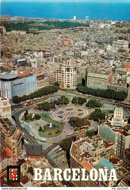 Barcelona Cataluna ES Plaza Cataluna vista aérea
