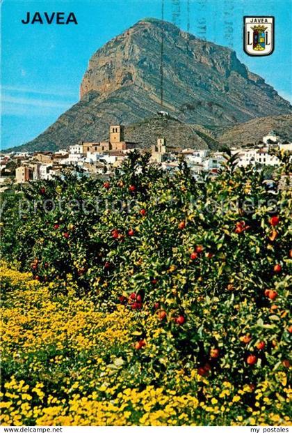 Javea Pueblo y naranjos