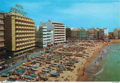 Las Canteras Vista parcial Playa Hoteles