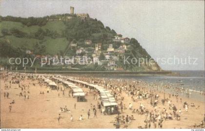 San Sebastian  Pais Vasco ES Strandpartie