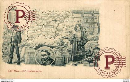 SALAMANCA. MAPA.