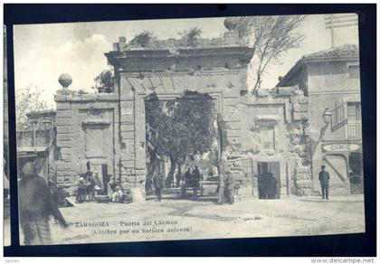 cpa d' Espagne Zaragoza  Puerta del Carmen   LIOB72