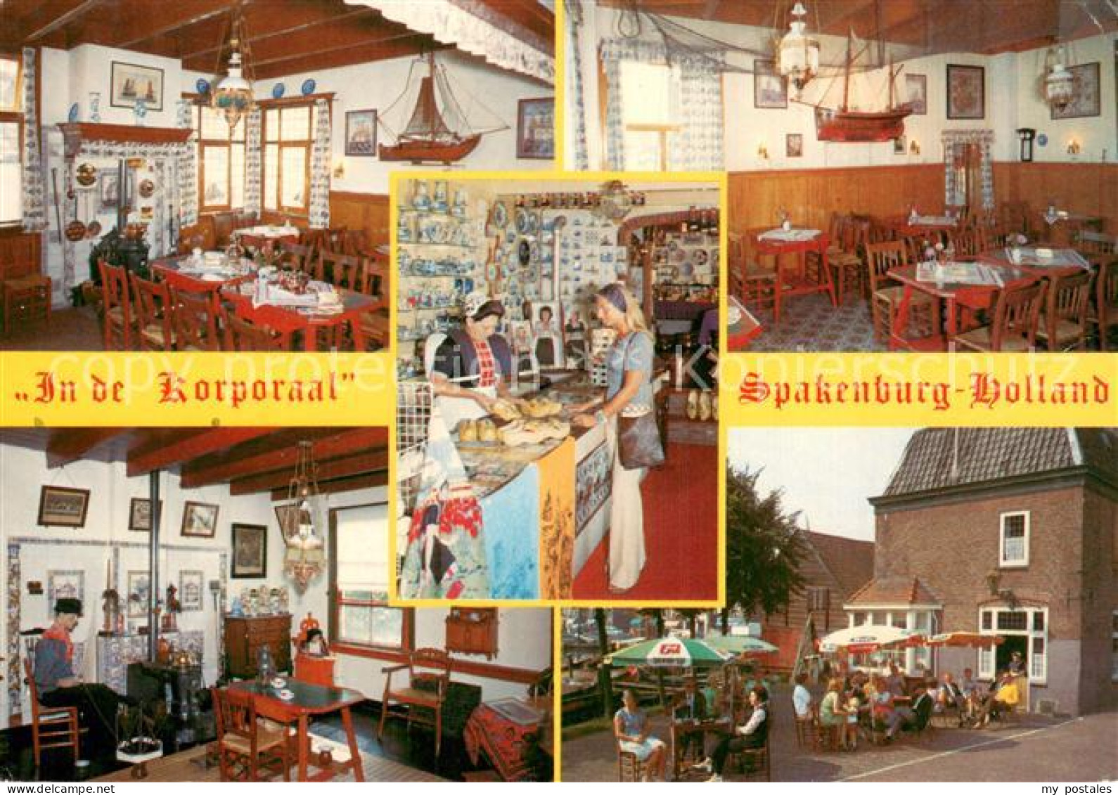 Spakenburg NL In de Korporaal Gastraeume Terrasse