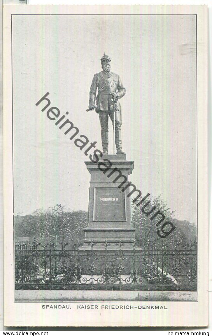 Spandau - Kaiser Friedrich-Denkmal ca. 1900