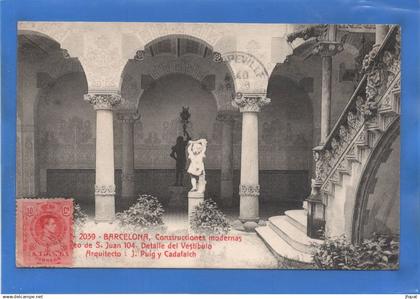 ESPAGNE - BARCELONA Construcciones modernas... rare (voir description)