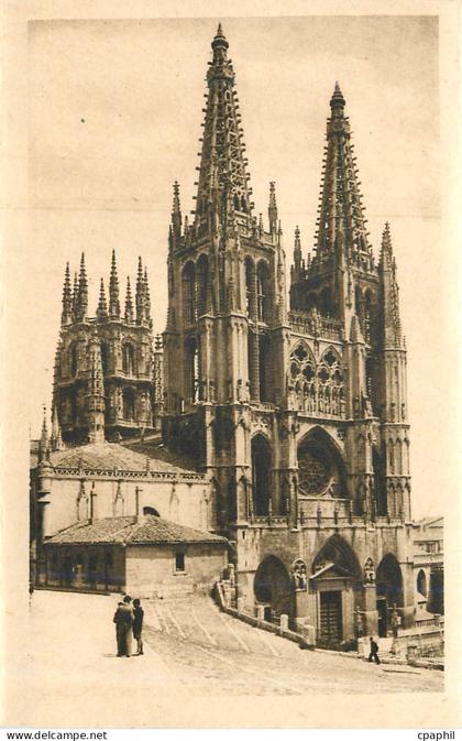 CPM Burgos Catedral Fachada Principal