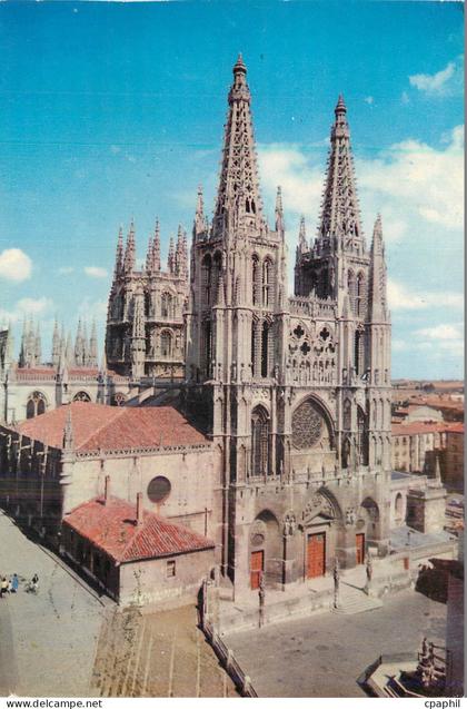 CPM Burgos Catedrale Facade Principale
