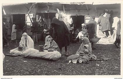 España - CEUTA - Vendedores de pan - POSTAL FOTO - Ed. Francisco Rubio (Ceuta)