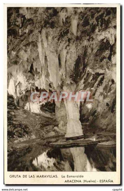 CPA Huelva Aracena Espana Gruta de las Maravillas La Esmeralda