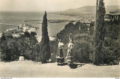 CPM Malaga Vista parcial desde Gibralfare Entrambasaguas Granada Larios Malaga Foto D Cortes prohibida la reproduccion F