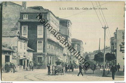 La Coruna - Calle de San Andres - Edit. Grafos Madrid