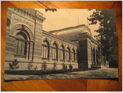 MADRID Parque del Retiro Palacio de Exposiciones post card SPAIN