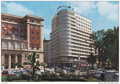 cp , ESPAGNE , MALAGA , Trottoir de la Marine , Hôtel Malaga Palais